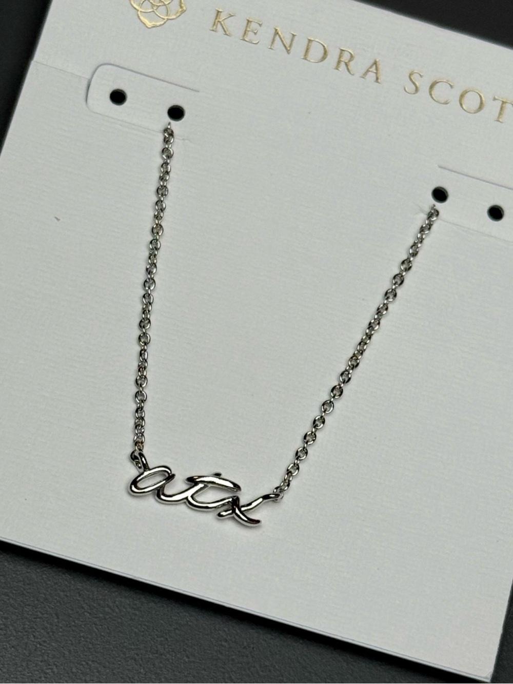 Kendra Scott Silver ATX Necklace